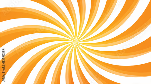 abstract orange and yellow sunburst background