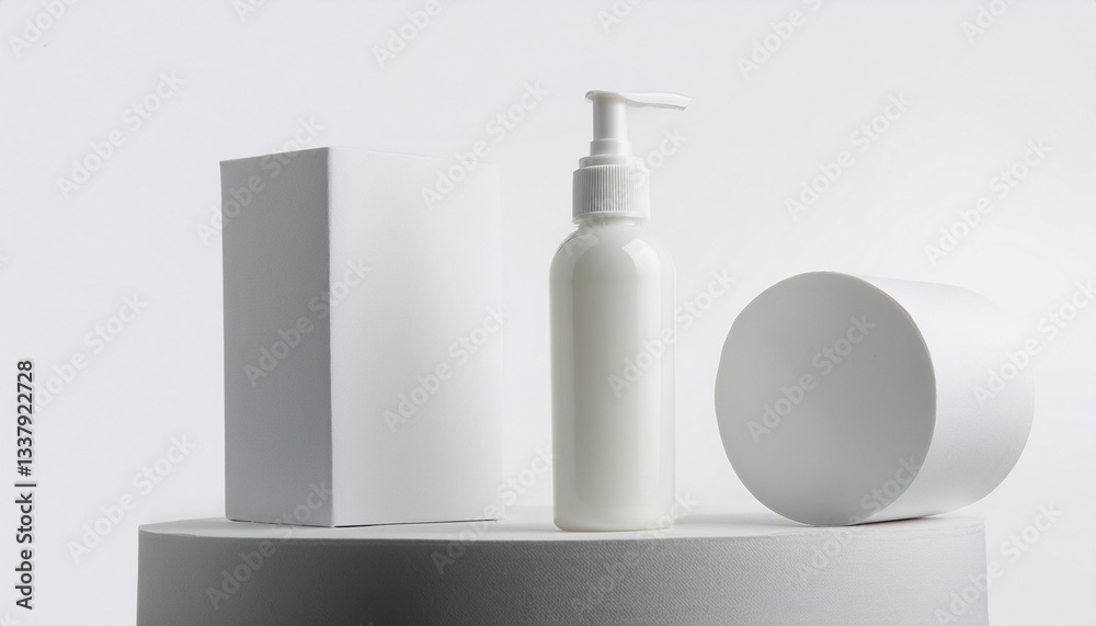 cosmetic product with container and display elements cosmetic product with container and display elements