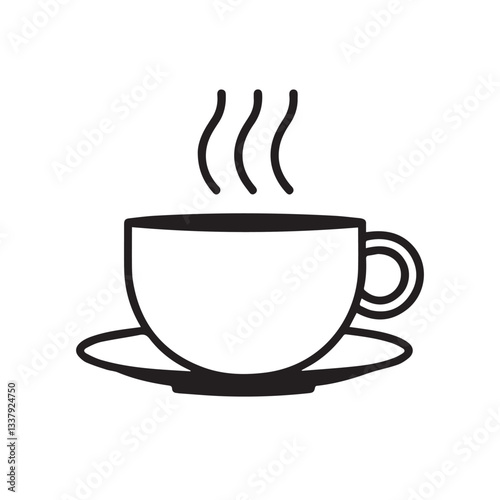 Tea cup vector