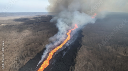 Volcanic Eruption: A breath...