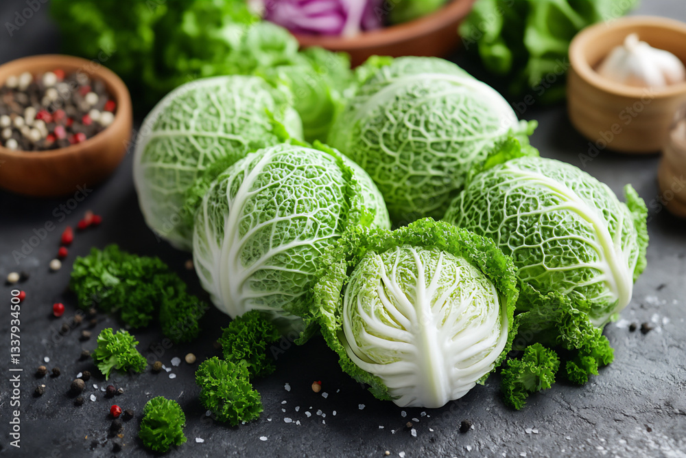 Fototapeta premium cabbage, chinese cabbage,