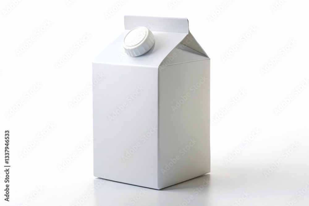 White Carton Box Mockup: Milk, Juice, Coffee, Tea Packaging Design White Carton Box Mockup: Milk, Juice, Coffee, Tea Packaging Design