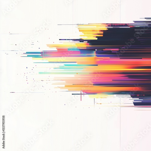 Glitch Effect - Abstract Art of Digital Noise
