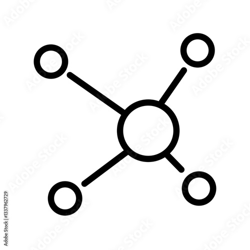 chemistry illustration vector icon