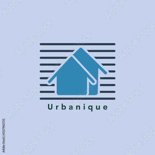 Vector Logo Design Unbanique house made company