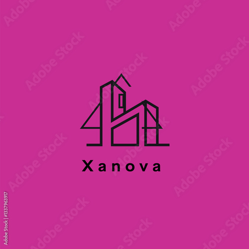 Vector Logo Design Xanova