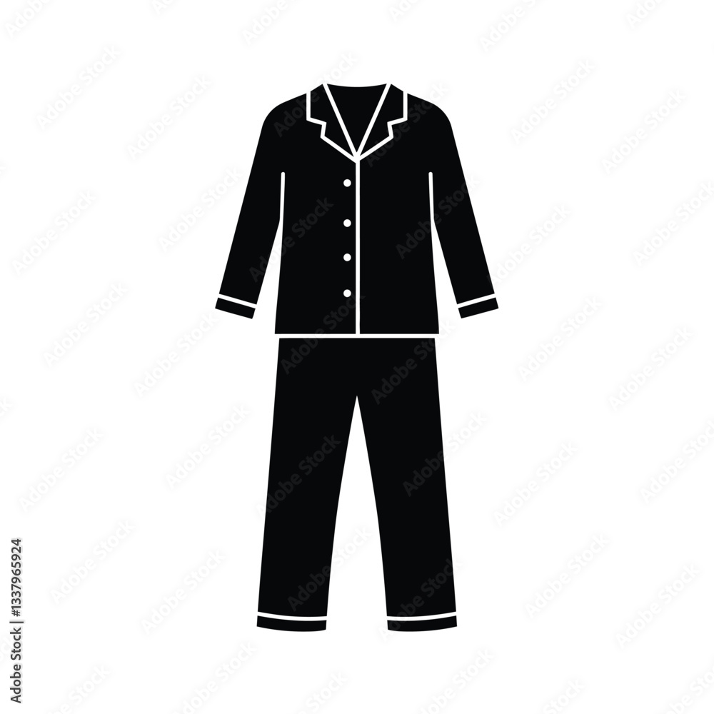 vector illustration of a black jacket vector illustration of a black jacket