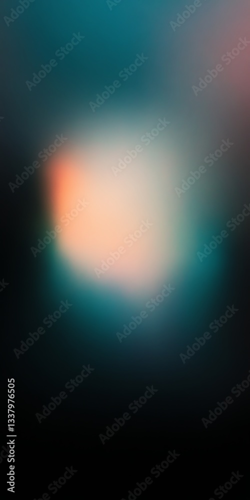 Abstract Light Leak with Teal and Peach Hues for Creative Backgrounds Abstract Light Leak with Teal and Peach Hues for Creative Backgrounds