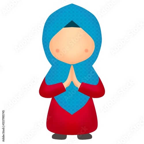 Cute & Modest Hijab Muslim Characters