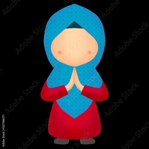 Cute & Modest Hijab Muslim Characters