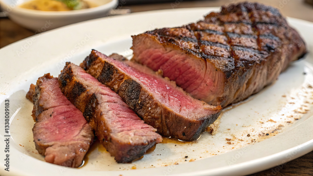 Picanha: juicy picanha - perfect degree of frying and crispiness Picanha: juicy picanha - perfect degree of frying and crispiness
