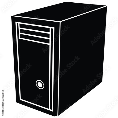 Powerful Desktop PC Tower for High-Performance Computing