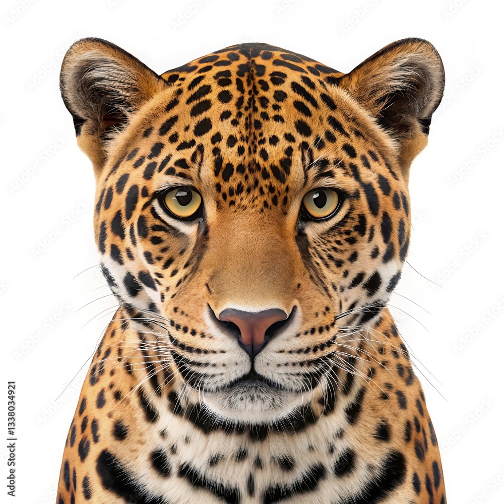 Obraz premium Close up of a Stealthy Jaguar in the Amazon Jungle Under Low Light Conditions Generative AI