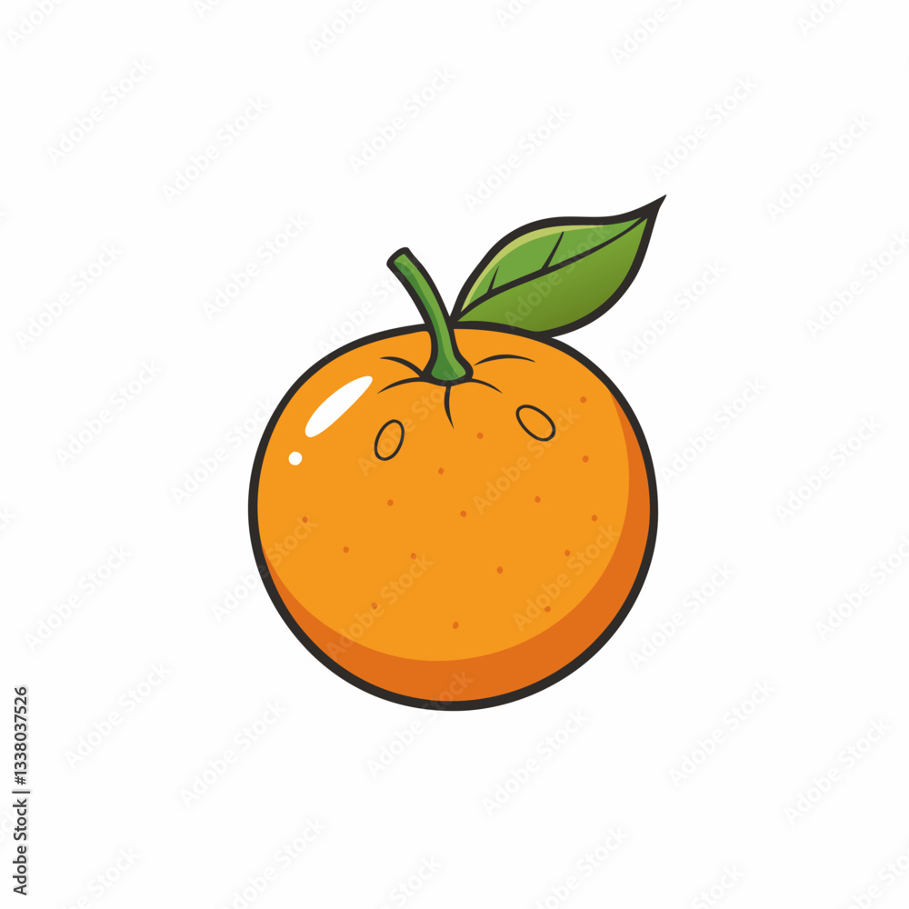 vector illustration of a calamondin vector illustration of a calamondin