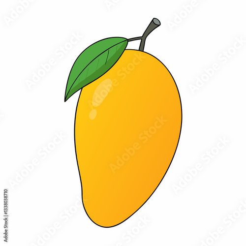 vector illustration of mango