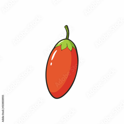 miracle fruit on white