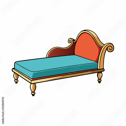 daybed on white background