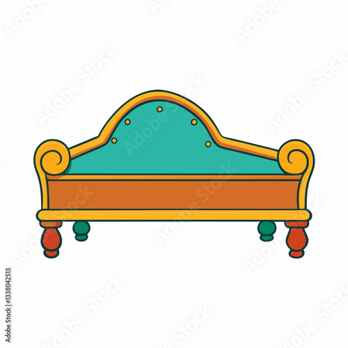 footboard isolated on white background