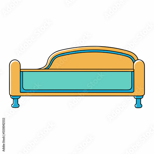 footboard isolated on white background