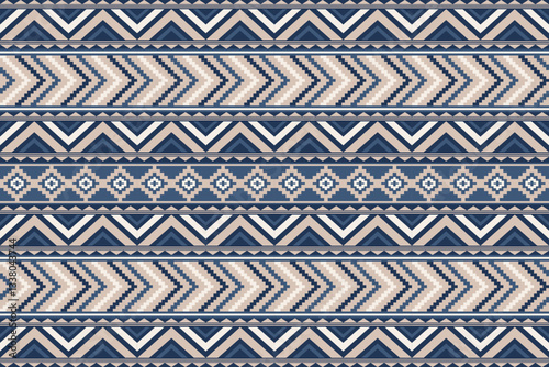 Ethnic geometric pattern, seamless pattern of the Navajo tribe. Native American ethnic. Seamless vector pattern ethnic, seamless Mexican rug, woven carpet. Folk embroidery, Bohemian, Aztec style.