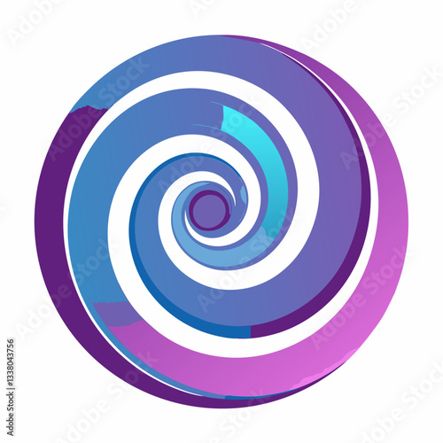 spiral shape with smooth transitions