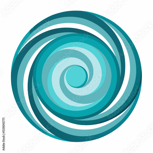 spiral shape with smooth transitions