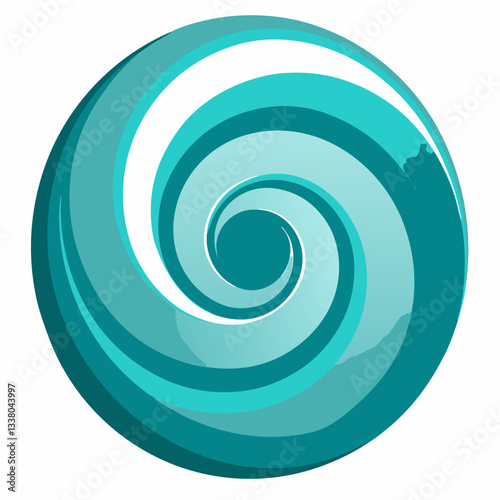 spiral shape with smooth transitions