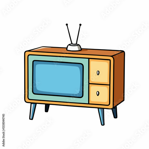 tv stand with tv