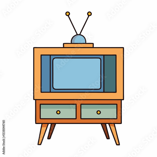 tv stand with tv