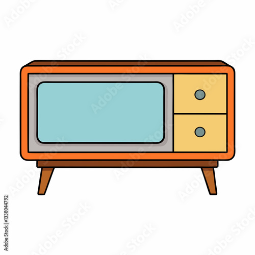 tv stand with tv