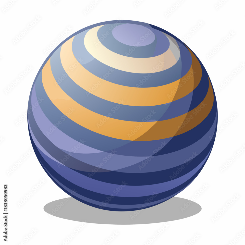 abstract sphere with layered shadows abstract sphere with layered shadows