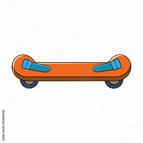 vector illustration of an hoverboard