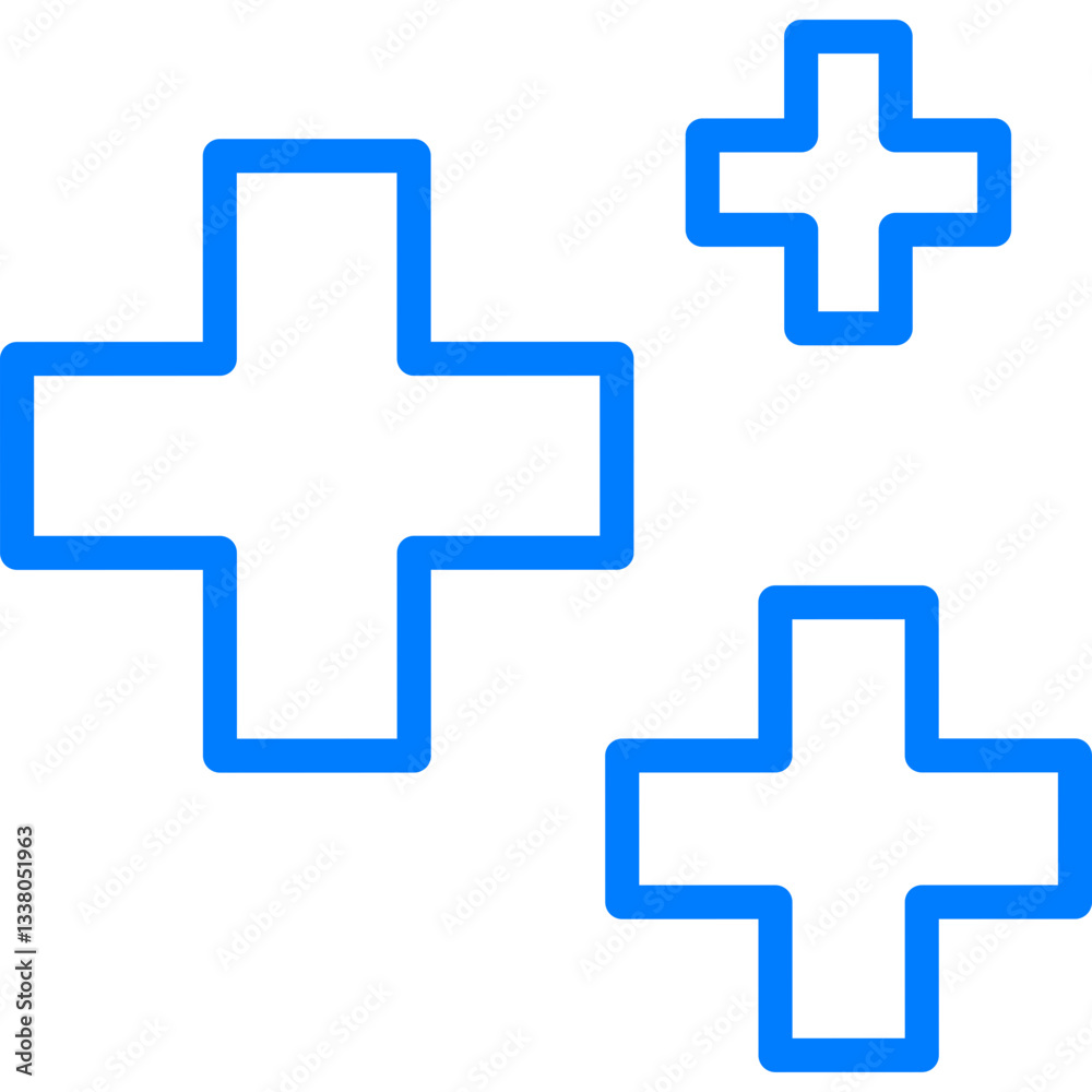 Obraz premium Medical Cross Decoration