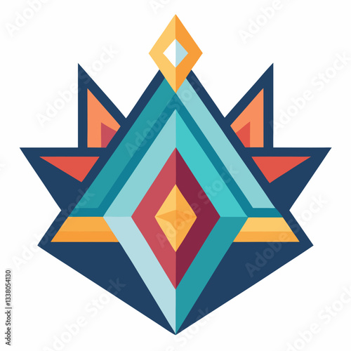 geometric crown with royal symmetry