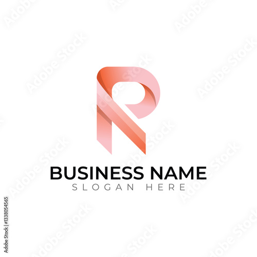 Free Download R letter abstract typography creative logo design - GFXLoad