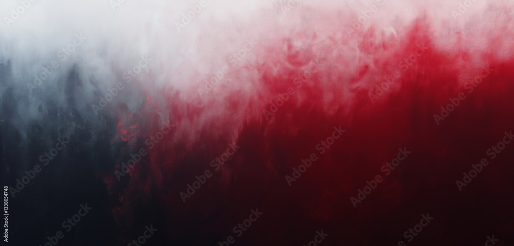 A smooth gradient of deep red fading into soft gray, with faint, abstract flame-like specks. A smooth gradient of deep red fading into soft gray, with faint, abstract flame-like specks.