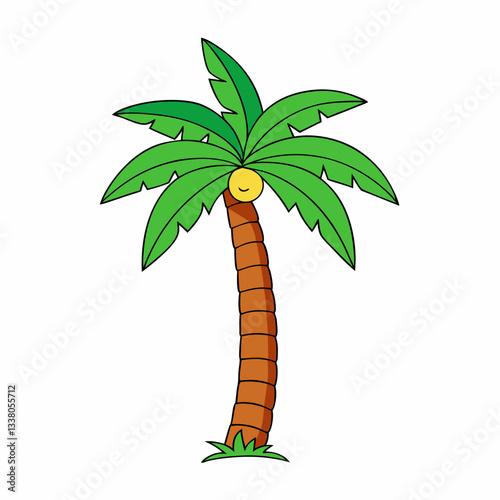coconut palm tree