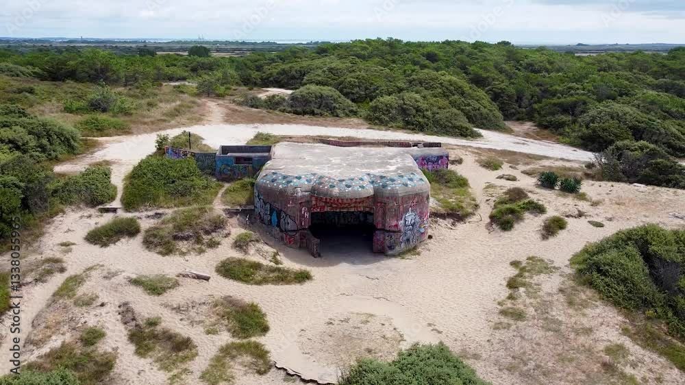 Batterie d'artillerie militaire de Arros, Soulac sur Mer, Gironde
