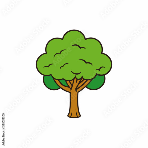 sandalwood tree isolated on white