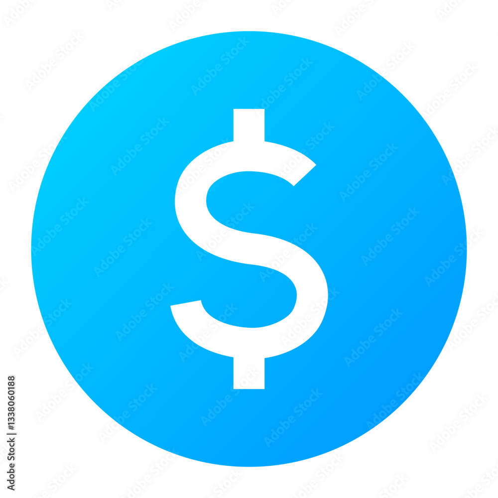 Coin Icon. Coin, Dollar, Currency, Money, Cash, Gold, Investment, Trade. Vector Icon Illustration Coin Icon. Coin, Dollar, Currency, Money, Cash, Gold, Investment, Trade. Vector Icon Illustration