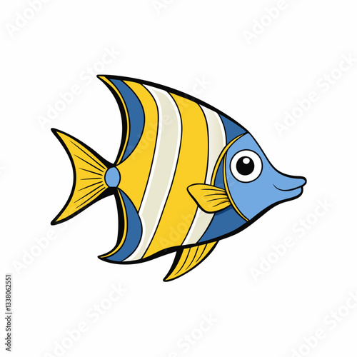 angelfish vector illustration