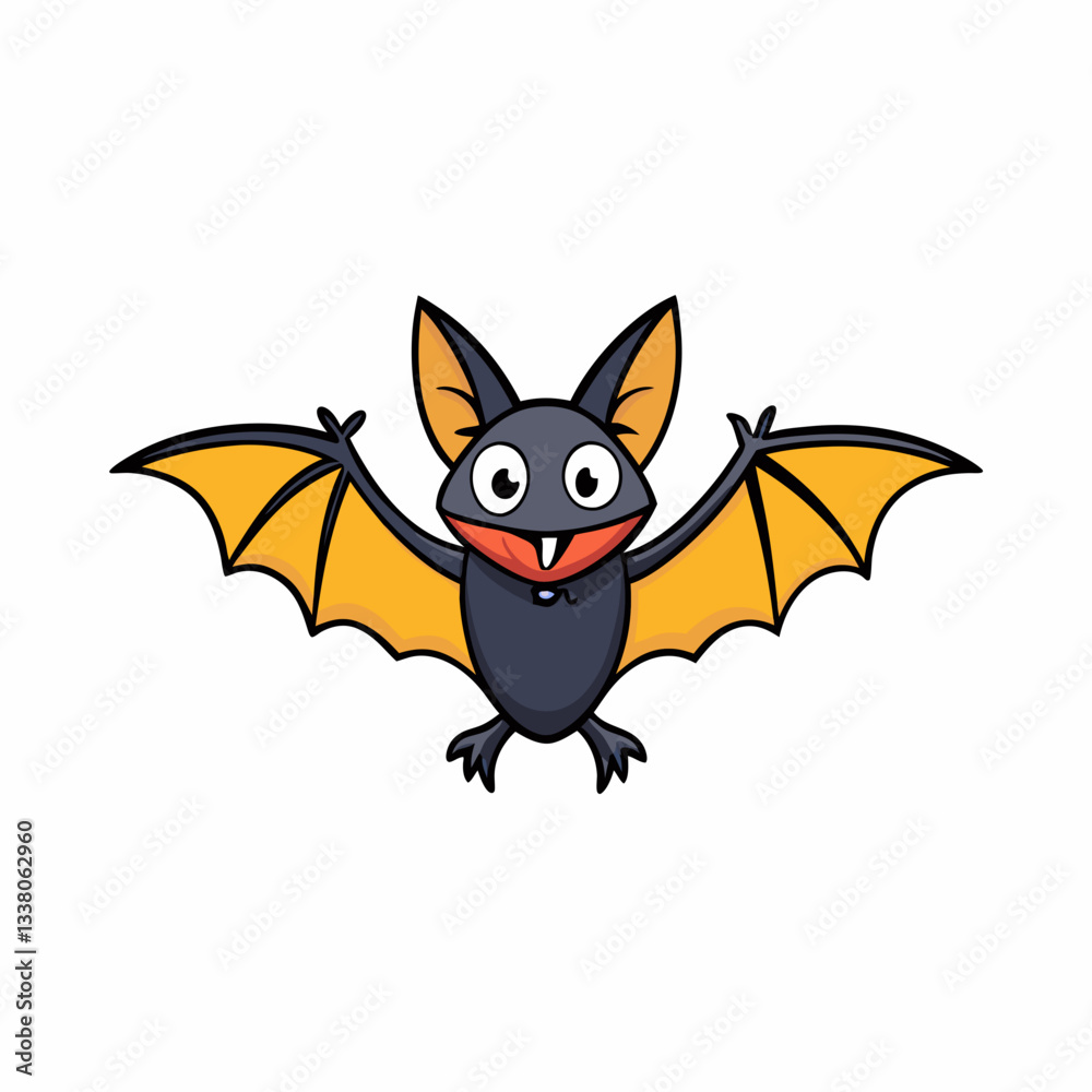 vector illustration of a bat vector illustration of a bat