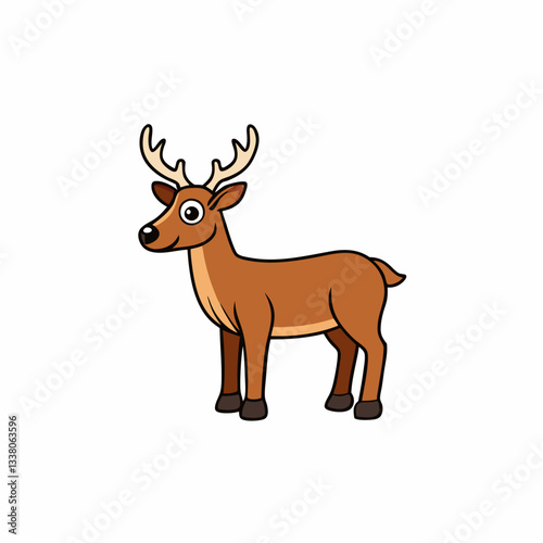 caribou vector illustration