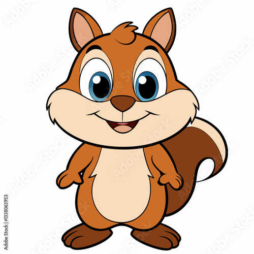 chipmunk cartoon vector
