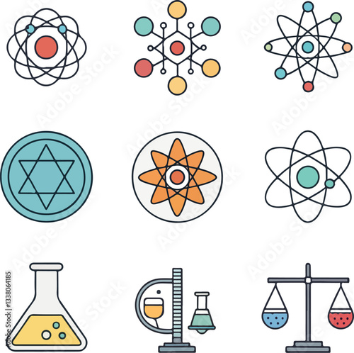 Mass Measurement Icons Set   Editable Stroke Vector Pack