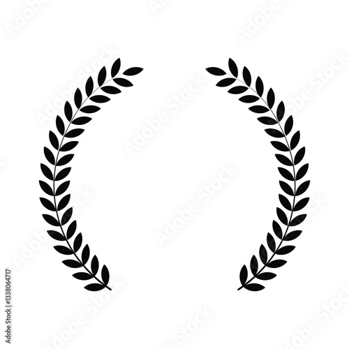 laurel wreath vector