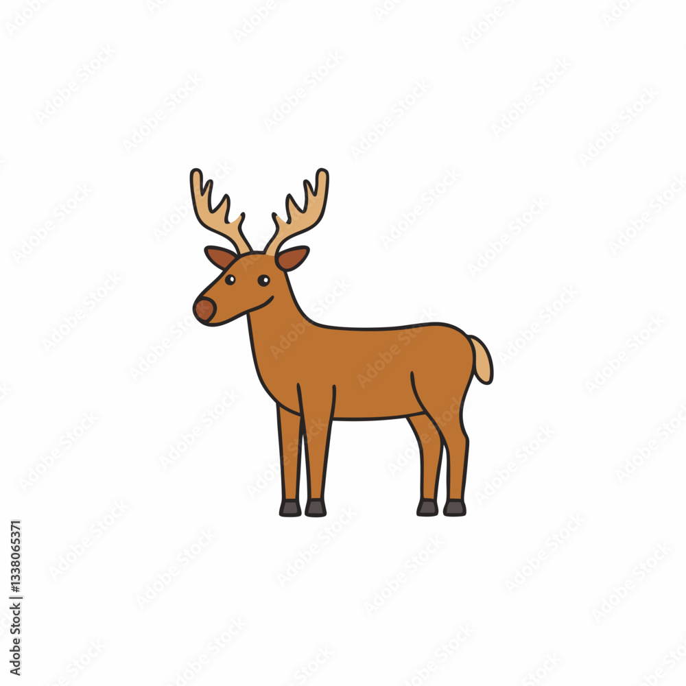 elk vector illustration elk vector illustration