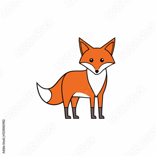 red fox cartoon