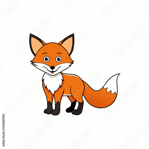 red fox cartoon