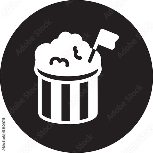 Popcorn  glyph icon